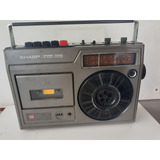 Antigo Rádio E Tape Record Sharp Anos'70' (leia A Descrição)