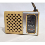 Antigo Radio Sanyo Mini Portatilrp 1250 * Nao Funciona *