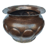 Antigo Vaso Cachepô Em Cobre Martelado - R 1996