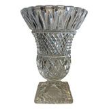 Antigo Vaso Cachepot Jarro Modelo Médici Em Cristal Tcheco