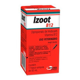 Antimicrobiano Injetável Para Bovinos Izoot B12 - 50 Ml