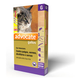 Antipulgas Advocate Para Gatos De 4 A 8 Kg Combo 3 Pipetas