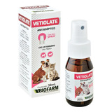 Antisséptico Vetiolate Para Animais Biofarm Lesões De Pele