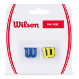 Antivibrador Wilson Pro Feel Az/am Cor Azul/amarelo