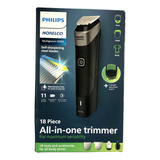 Aparador Philips Norelco Multigroom Series 5000 18 Pecas Cor Preto 110v/220v