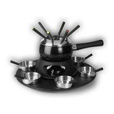 Aparelho De Fondue Carrossel 23 Peças Inox Promoção 