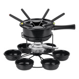 Aparelho De Fondue Jogo 16 Pçs Completo P/ 6 Pessoas Viena