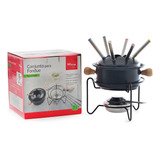 Aparelho De Fondue Lugano Preto 11 Peças Wincy