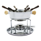 Aparelho De Fondue Para Queijo Chocolate Panela Para Fundi Cor Branco