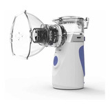 Aparelho De Inalação Ultrassônico Portátil Bivolt Ou Pilha Cor Branco 110v/220v
