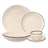 Aparelho De Jantar 20 Peças Oxford Flat Dunna