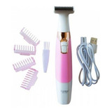 Aparelho Depilação Pernas Axila Virilha Kemei Km-1900 Cor Rosa 5v