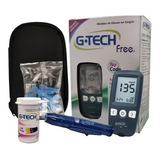 Aparelho Medir Diabetes Gllicose Combo Completo G-tech Free