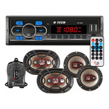 Aparelho Mp3 Bluetooth + Alto Falantes Bravox + Módulo Tl500