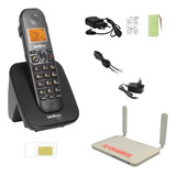 Aparelho Telefone Sem Fio P/ Chip 4g Desbloqueado Viva Voz