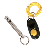 Apito Ultrassônico + Clicker Treinamento Adestramento Cão
