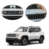 Aplique Aro Cromado Grade Moldura - Jeep Renegade 2019...