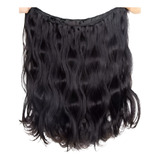 Aplique Cabelo Humano Na Tela Ondulado 50 Cm 100grs