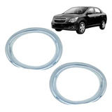 Aplique Cromado Aro Farol Milha Cobalt 2011 E 2020 Moldura