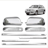 Aplique Cromado Maçaneta Retrovisor Friso Slim 2pt Gol G4