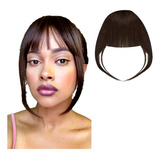 Aplique De Cabelo Franja Lisa Cabelo 100% Humano Com Ponta