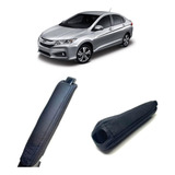 Aplique Em Couro Para Manopla Freio De Mão Honda City 2012