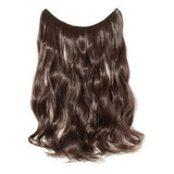 Aplique Extensão Cabelo Tic Tac 60cm Fibra Organico Ondulado