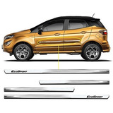 Aplique Friso Cromado Nome Ecosport 2013 2014 2015 Slim 4pts