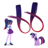 Aplique Mechas Tic Tac Coloridas Cosplay Fantasia Equestria Girls My Little Pony - 7 Und - 50cm Escolha A Personagem!