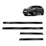 Aplique Preto Friso Lateral Largo Peugeot 3008 10 A 2022