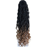 Aplique Rabo De Cavalo Faux Locs Goddess 65cm - Black Beauty