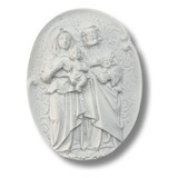 Aplique Sagrada Familia Medalha Resina 10 Unidades- 0449