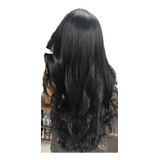 Aplique Tic Tac Alongamento De Cabelo Preto / 60cm !!