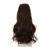 Aplique Tic Tac Cabelo Orgânico Idêntico Ao Humano 70cm Tela