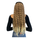 Aplique Tic Tac Cacheado 60cm 140gr Idêntico Ao Human+brinde