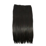Aplique Tic Tac De Cabelo Humano Liso 1 Tela 100g 60cm