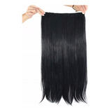 Aplique Tic Tac De Cabelo Humano Liso 2 Telas 100grs 40cm