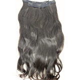 Aplique Tic Tac De Cabelo Humano Natural 50/55cm 100 Gramas