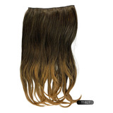 Aplique Tic Tac De Cabelo Orgânico Premium X Class 60cm 180g Cor 1bt27 Preto/loiro Mel