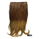 Aplique Tic Tac De Cabelo Orgânico Premium X Class 60cm 180g Cor 2t30 Castanho/loiro Escuro