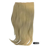 Aplique Tic Tac De Cabelo Orgânico Premium X Class 60cm 180g Cor W613 Loiro Claríssimo