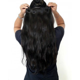 Aplique Tic Tac Humano Cabelo Natural 1 Tela 100gr 60cm