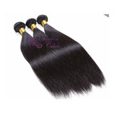 Apliques De Cabelo Cabelo Natural Atacadão Do Cabelo Estilo Costuradas, Castanho De 60cm