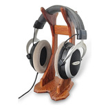Apoio Para Headset Em Madeira