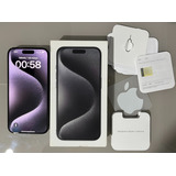 Apple iPhone 15 Pro 128gb - Titânio Preto C/ Chip Físico