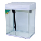 Aquário Boyu/jad Ms-320 25l Iluminação Led E Filtro Branco 220v