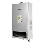 Aquecedor Agua A Gás Rinnai Digital Gn 15 Litros E15 Prata Cor Prateado 110v/220v