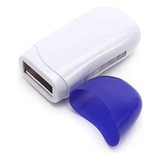 Aquecedor Aparelho Portatil Roll-on Depilação Em Cera Azul