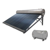Aquecedor Solar A Vácuo Acoplado 420 Litros Inox - 36 Tubos