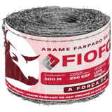 Arame Farpado Fioforte Rolo 500m 1,6mm